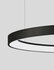 Hanglamp Pertino 60cm Zwart 2700K Dimbaar