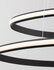Hanglamp Aries 59cm Zwart 3000K Dimbaar