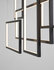 Hanglamp Cornice Zwart 3000K Dimbaar