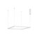 Hanglamp Eterna 75x75cm Wit 3000K Dimbaar