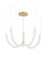 Hanglamp Perla 118cm Goud 3000K Dimbaar