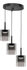 Hanglamp Salerno 3 Zwart 