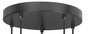Hanglamp Salerno 5 Rond Zwart 