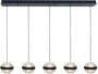 Hanglamp Dynasty 5 Recht Helder
