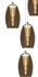 Hanglamp Nebula 12 Rond Amber