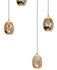 Hanglamp Golden Egg 12 Ovaal