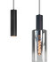 Hanglamp Perugia 7 + Glas Recht Zwart