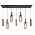 Hanglamp Perugia 7 + Glas Recht Brons