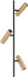 Vloerlamp Trend 3 Zwart/Goud