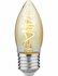 LED E27 Slim Kaars Amber Curled 4,2 Watt Dimbaar