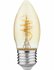 LED E27 Slim Kaars Amber Curled 4,2 Watt Dimbaar