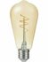 LED E27 Slim ST64 Amber Curled 4,2 Watt Dimbaar