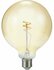 LED E27 Slim G125 Amber Curled 4,2 Watt Dimbaar