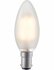 LED BA15D Kaars Frosted 4 Watt Dimbaar