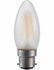 LED BA22D Kaars Frosted 4 Watt Dimbaar