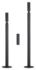 Vloerlamp Pencil Zwart