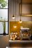 Hanglamp Drop 3 Zwart/Messing