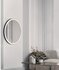 Badkamerspiegel Ural Zwart 80cm Rond anti-condens