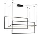 Hanglamp Geometric Zwart