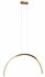 Hanglamp Trio Arc 1 Geborsteld Goud