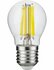 LED E27 Fila Ball G45x80 230V 806Lm 7W 927 AC Clear Dim