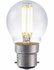 LED Ba22d Fila Ball G45x75 230V 470Lm 4W 827 AC Clear Dim