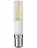 LED Ba15d Tube T18x90 230V 1055Lm 8W 827 AC Clear Dim