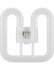 LED 2D GR8 2pin 138x142 8W (16W) 960Lm 835 130° AC+CCG Non-Dim