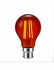 LED Ba22d Fila GLS A60x105 230V 270Lm 8W Fire Amber