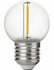 LED E27 Fila Ball G45x68 230V 55Lm 1W 827 Polycarbonate Clear N-Dim