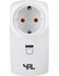 Plug In Dimmer Trailing Edge LED 0-75W White