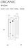MAXLIGHT W0286D Wandlamp ORGANIC Zwart Dimbaar