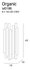 MAXLIGHT W0186 Wandlamp ORGANIC Chroom