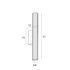 MAXLIGHT W0364 Wandlamp FAYETTE 31CM 6W IP44 3000K Goud