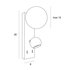MAXLIGHT W0351 Wandlamp ATOM