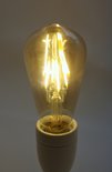 Led Filament lamp ST64-4W Amber Recht