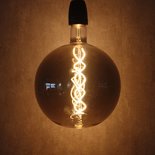 Edison LED lamp G200-4W Smoke Curled