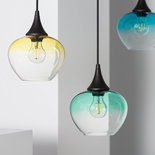 Hanglamp Appel Blauw