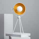 Tafellamp Silinda Wit/Goud
