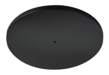 Plafondplaat Zwart 80cm (aantal gaten zelf te bepalen)