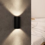 Wandlamp Daffy Zwart