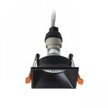 Inbouwspot Zuri Zwart GU10