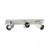 Opbouwspot Kenny 3 Aluminium