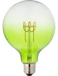 LED E27 G125 Groen 4W Dimbaar