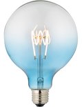 LED E27 G125 Blauw 4W Dimbaar
