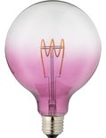 LED E27 G125 Paars 4W Dimbaar