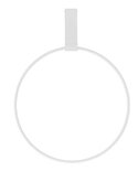 Plafonniere Garve 60cm Wit