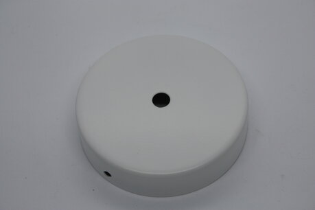 Plafondplaat 1 lamp Wit