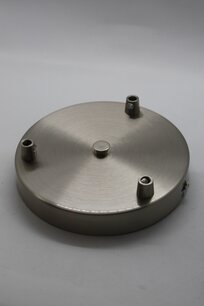 Plafondplaat 3 lampen Staal 15cm