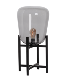 Tafellamp Benn Mini Zwart Smoke